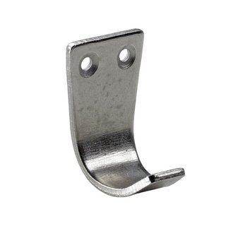 Mantelhaken Stahl vernickelt 23 x 33 x 25mm