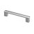 HETTICH Möbelgriff Kunststoff Aluoptik BA 128mm