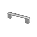 Hettich Möbelgriff, Kunststoff, Alu-Optik, BA 96 mm