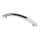 Hettich Möbelgriff, Zinkdruckguss vernickelt, BA 128mm