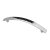 Hettich Möbelgriff, Zinkdruckguss vernickelt, BA 128mm