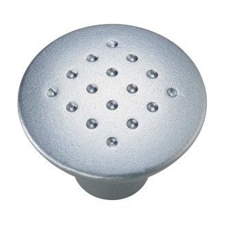 HETTICH Möbelknopf, Zinkdruckguss Aluminium-Optik, Ø 34mm