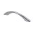 HETTICH Möbelgriff, Zinkdruckguss Aluminium-Optik, BA 96mm