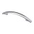 HETTICH Möbelgriff, BA96 mm, Zinkdruckguss, Aluminium-Optik, 137x14x23 mm
