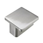 Knopf Zinkdruckguss Edelstahl-Optik