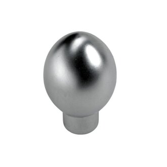 Hettich Möbelknopf, Zinkdruckguss, Aluminium-Optik, Ø 17mm