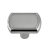 HETTICH Möbelknopf, 28 x 18 x 23 mm Zinkdruckguss vernickelt