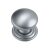 Hettich Möbelknopf, Ø 22mm, Zinkdruckguss, Aluminium-Optik