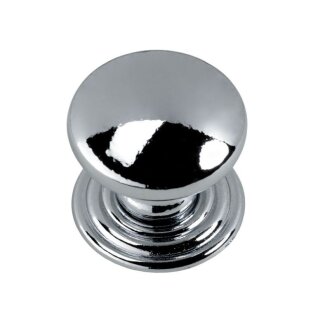 Hettich Möbelknopf, Zinkdruckguss verchromt, Ø 22mm