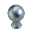 HETTICH Knopf, Zinkdruckguss, Aluminium-Optik, Ø 21mm