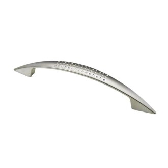 HETTICH Möbelgriff, Zinkdruckguss vernickelt, BA 128mm