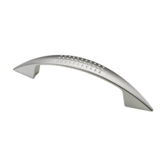 HETTICH Möbelgriff, BA96 mm, Zinkdruckguss, vernickelt, 130 x 15 x 26 mm