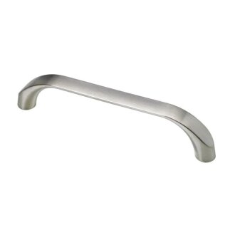 HETTICH Möbelgriff, BA128 mm, Zinkdruckguss, Edelstahl-Optik, 142 x13,5 x26,5 mm