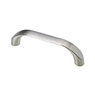 HETTICH Möbelgriff, BA96 mm, Zinkdruckguss, Edelstahl-Optik, 109 x 13 x 25 mm