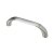 HETTICH Möbelgriff, BA96 mm, Zinkdruckguss, Edelstahl-Optik, 109 x 13 x 25 mm