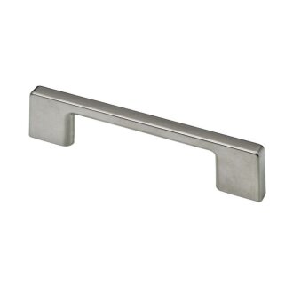 HETTICH Möbelgriff, BA 96mm, Zinkdruckguss, Edelstahl-Optik, 130 x 27 x 8mm
