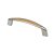 HETTICH Möbelgriff, Zinkdruckguss vernickelt, Bucheoptik, BA 96mm