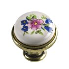 Hettich Möbelknopf Blume, Keramik, Zinkdruckguss...