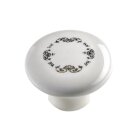 Hettich Möbelknopf, Ø 38 mm, Porzellan...