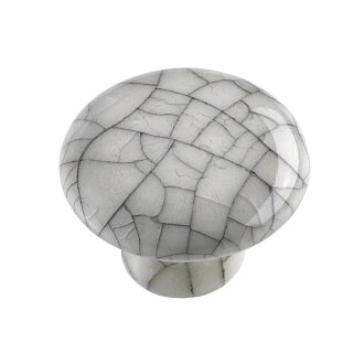 Hettich Möbelknopf, Ø 38 x 28 mm, Keramik, weiß