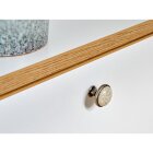 Hettich Möbelknopf,Ø 27,5 x 25,5 mm, Keramik, Zinkdruckguss, weiß vintage