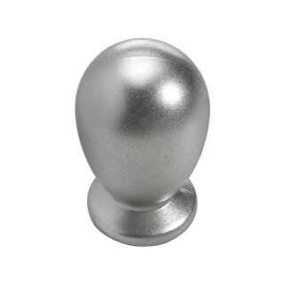 HETTICH Möbelknopf, Ø 15 x 24 mm, Kunststoff, Aluminium Optik