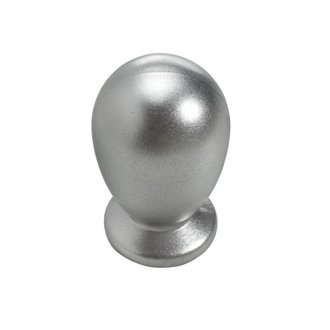 Möbelknopf Kunststoff Aluoptik Ø 15mm