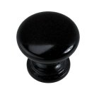 Möbelknopf Kunststoff schwarz Ø 25mm
