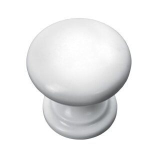 HETTICH Möbelknopf, Ø 25 mm, Kunststoff, weiß
