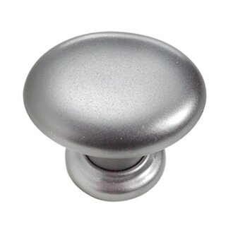 Möbelknopf Kunststoff grau Ø33mm