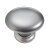 Möbelknopf Kunststoff grau Ø33mm