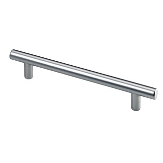 HETTICH Möbelgriff, BA128 mm, Kunststoff, Aluminium-Optik, 12 x 170 x 30 mm