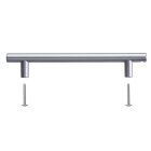 HETTICH Möbelgriff, BA128 mm, Kunststoff, Aluminium-Optik, 12 x 170 x 30 mm