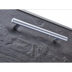 HETTICH Möbelgriff, BA128 mm, Kunststoff, Aluminium-Optik, 12 x 170 x 30 mm