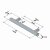 HETTICH Möbelgriff, BA128 mm, Kunststoff, Aluminium-Optik, 12 x 170 x 30 mm