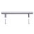HETTICH Möbelgriff, BA128 mm, Kunststoff, Aluminium-Optik, 12 x 170 x 30 mm