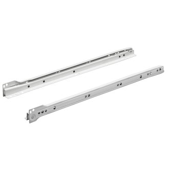 HETTICH Rollschubführung Teilauszug 600mm/20kg weiß