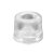 Hettich Türstopper zum Anschrauben, Ø 30 x 25 mm, Kunststoff, transparent