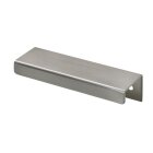 Hettich Möbelgriff, Aluminium, Edelstahl-Optik, BA 80mm