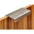 HETTICH Möbelgriff, 80 x 12,5 x 35mm, BA 60mm, Aluminium, Edelstahl-Optik