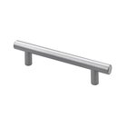 Möbelgriff Stahl Aluminium-Optik BA96mm