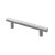 Möbelgriff Stahl Aluminium-Optik BA96mm