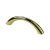 HETTICH Möbelgriff BA64 mm, Zinkdruckguss, vermessingt, 79 x10 x 23