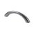HETTICH Möbelgriff, BA64 mm, Zinkdruckguss, Aluminium-Optik, 79 x 10 x 23 mm