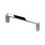 HETTICH Möbelgriff, BA96 mm, Zinkdruckguss, verchromt, 104 x 12 x 26,5 mm