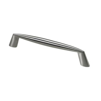 HETTICH Möbelgriff, BA128 mm, Zinkdruckguss, Edelstahl-Optik, 148 x 11 x 28 mm