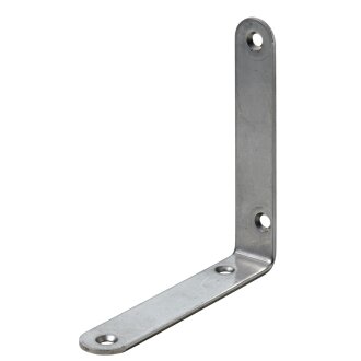 HETTICH Stuhlwinkel, 15 x 100 x 100 x 1,5 mm, Edelstahl matt