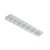 HETTICH Unterlegkeil zum Abknipsen, 8 x 20 x 100 mm, Kunststoff, transparent  4 Stück