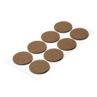 HETTICH Filzgleiter-Set, Ø 50mm, braun, 8 Stück