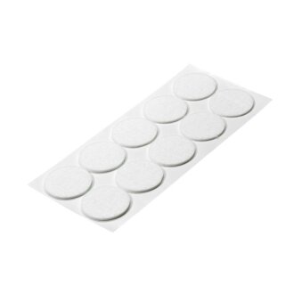 HETTICH Filzgleiter-Set, Ø 45mm, weiß, 10 Stück